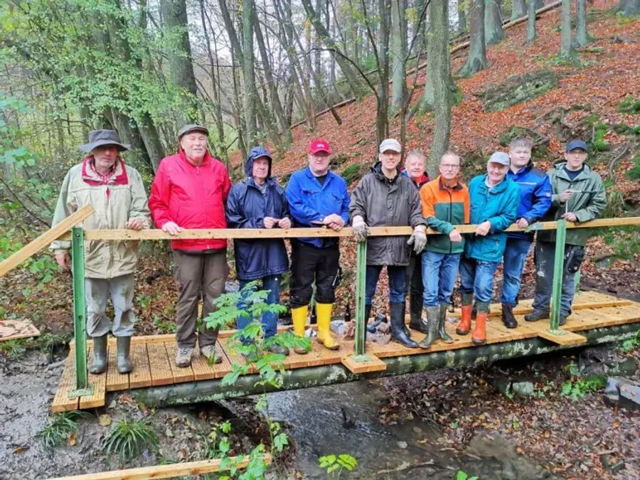 Brücke repariert