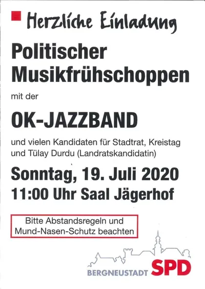 Politischer Musikfrühschoppen – Herzliche Einladung