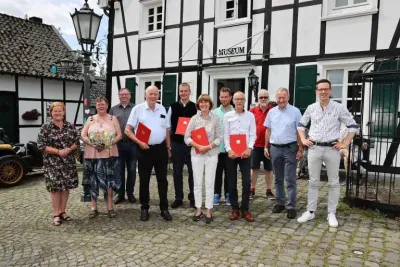 Ehrung von vier SPD Mitgliedern