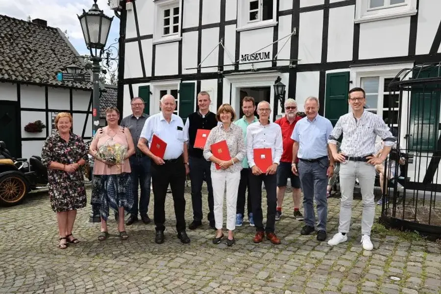Ehrung von vier SPD Mitgliedern