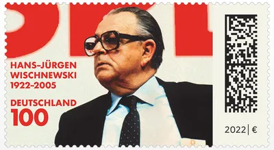 Hans-Jürgen Wischnewski auf neuer Sonderbriefmarke