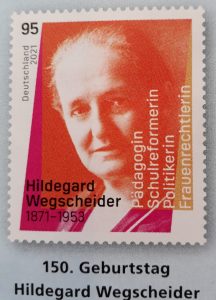 150. Geburtstag von Hildegard Wegscheider