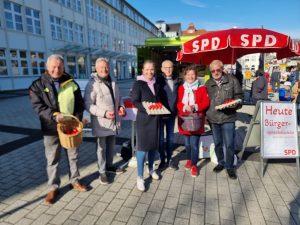 SPD verteilt rote Ostereier